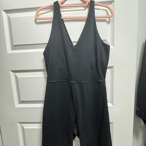 Zella Black Activewear Romper
